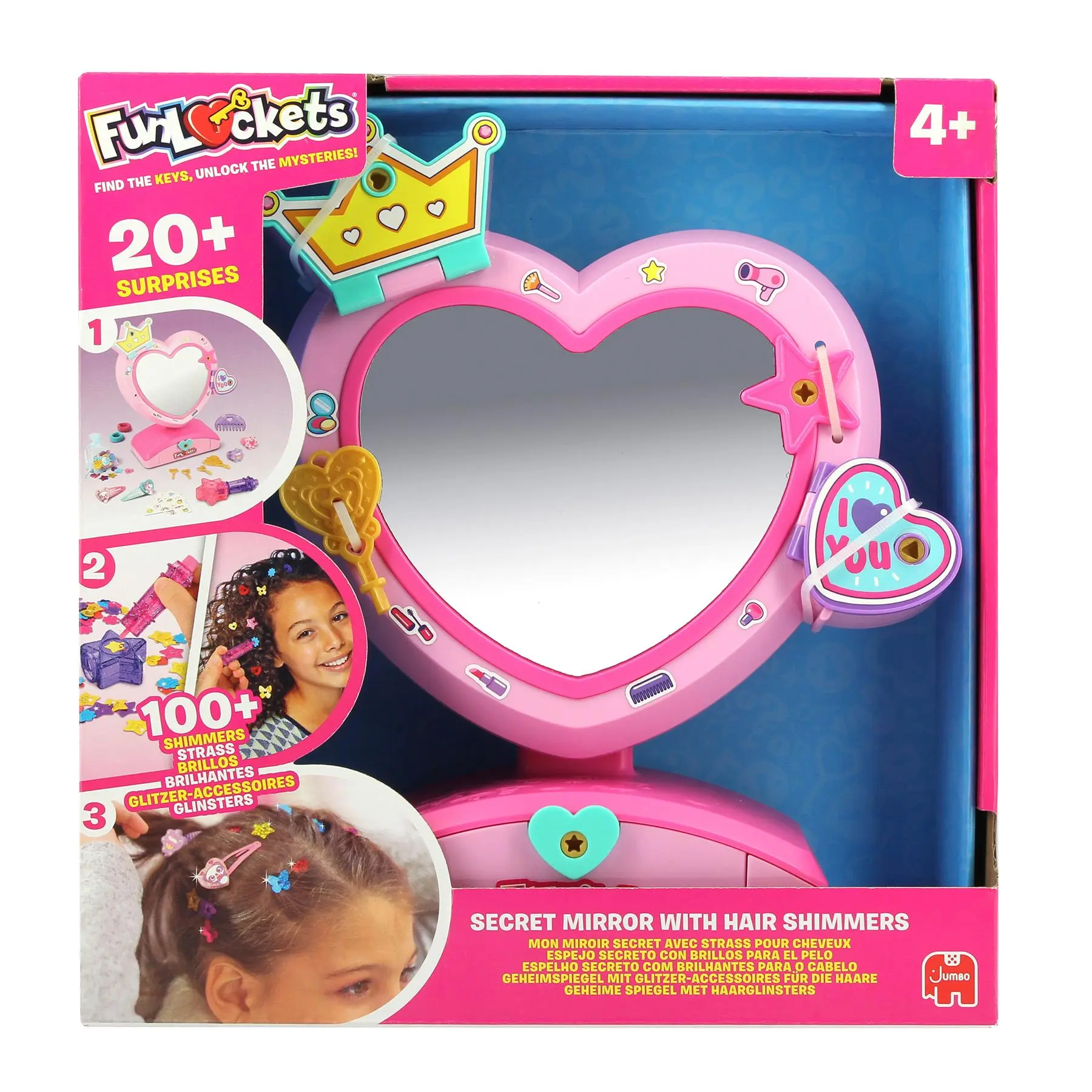 Bild: 8435748604654 | Funlockets - Geheimspiegel mit Glitzer | Englisch | 2025