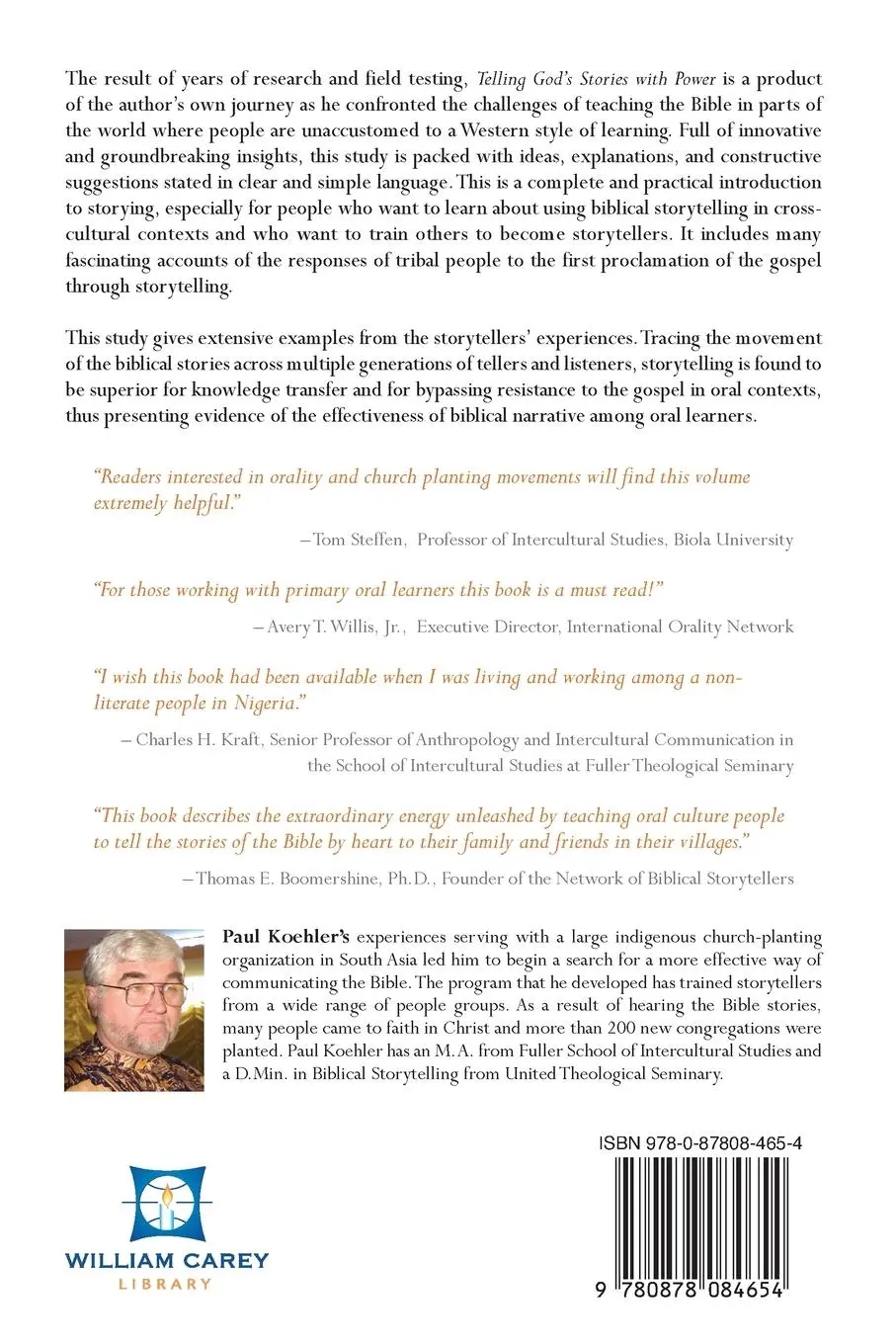 Rückseite: 9780878084654 | Telling God's Stories with Power | Paul F. Koehler | Taschenbuch