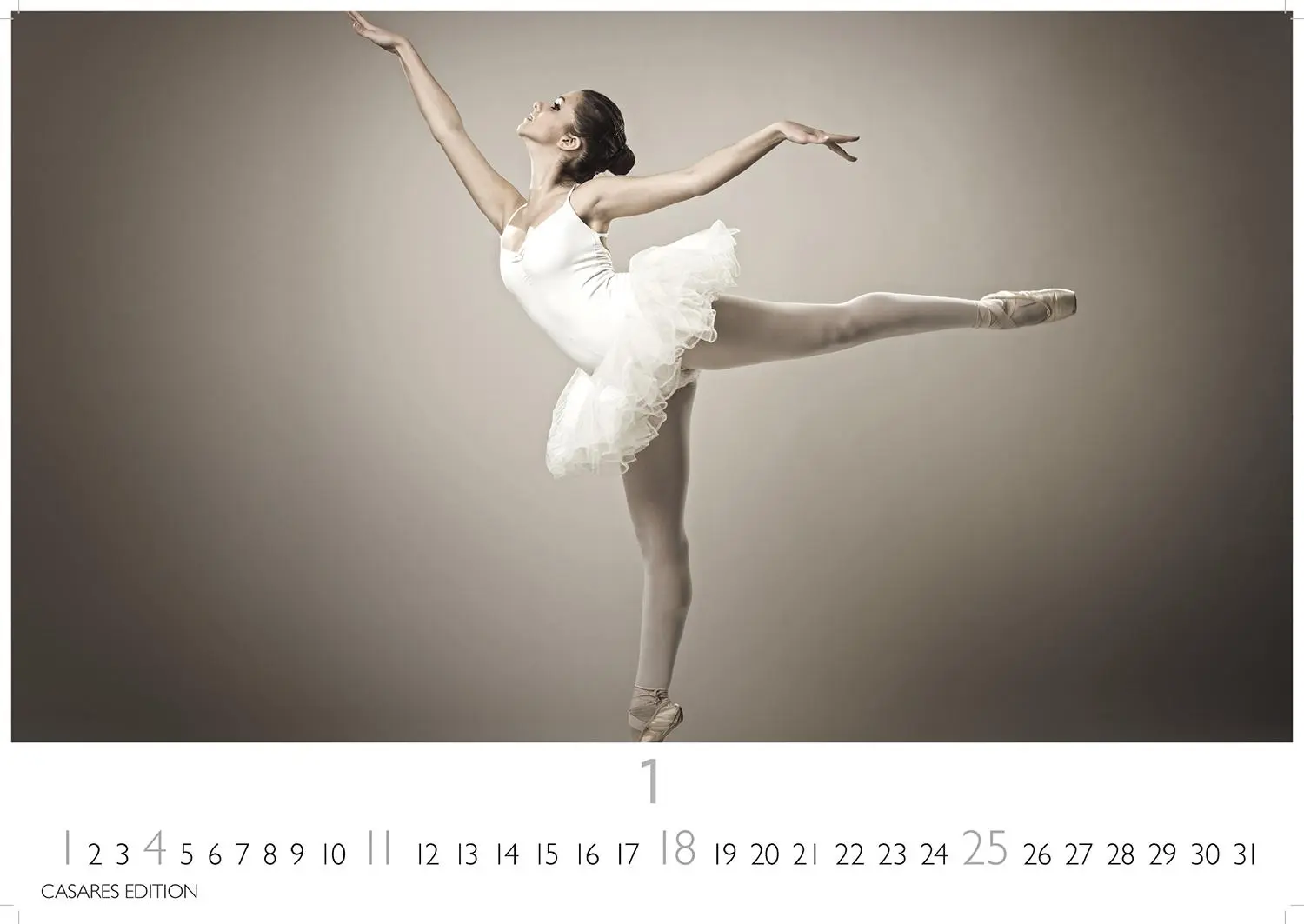 Bild: 9781835244654 | Ballett 2026 L 35x50cm | Kalender | 14 S. | Deutsch | 2026
