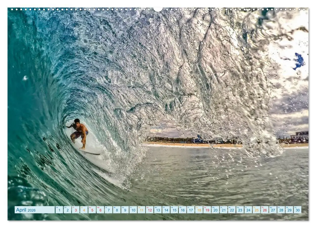 Bild: 9783457554654 | Surfen - einfach cool (Wandkalender 2026 DIN A2 quer), CALVENDO...