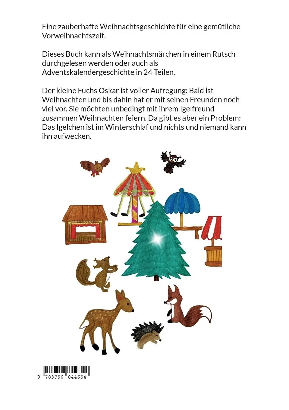 Rückseite: 9783756844654 | Tierische Weihnachten | Armanda Andermatt | Taschenbuch | 38 S. | 2022