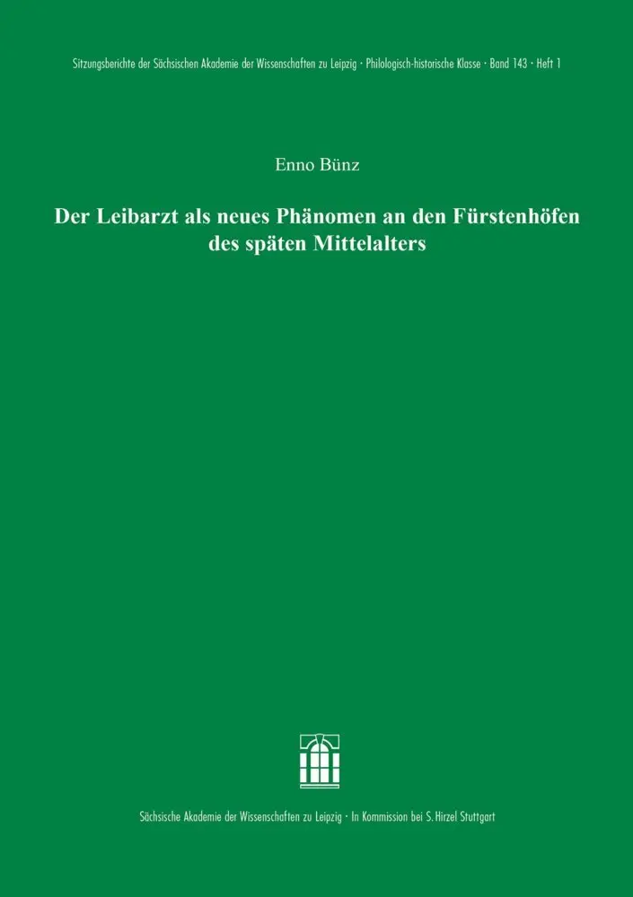 Cover: 9783777634654 | Der Leibarzt als neues Phänomen an den Fürstenhöfen des späten...
