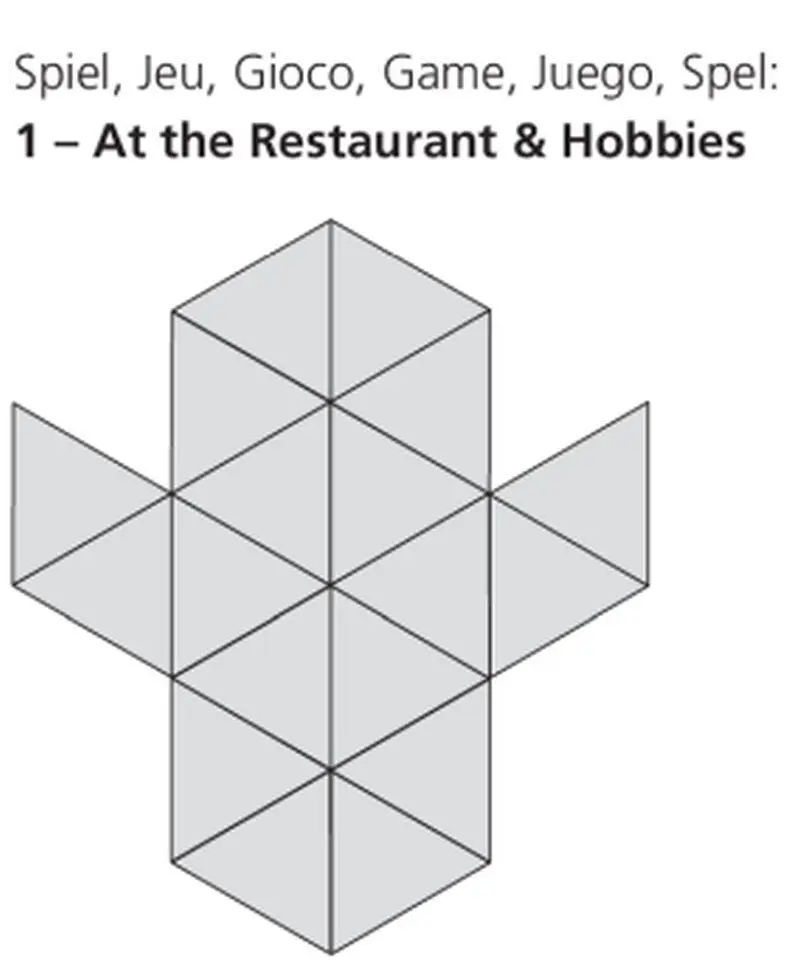 Bild: 9783039764754 | SCHUBITRIX English | At the Restaurant &amp; Hobbies, Time &amp; Dates | Box