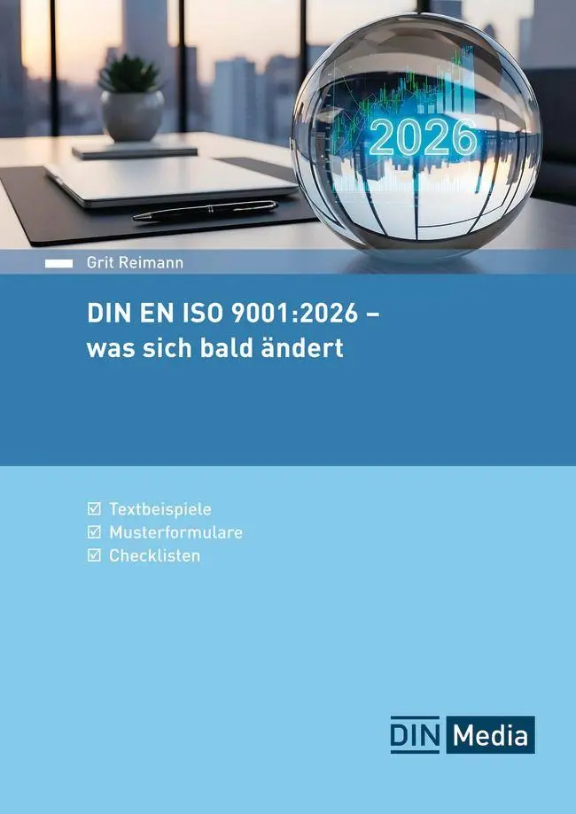 Cover: 9783410394754 | DIN EN ISO 9001:2026 - was sich bald ändert | Grit Reimann | Buch