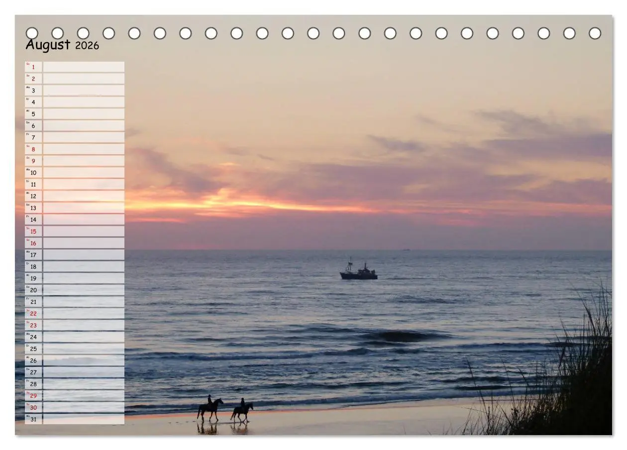 Bild: 9783457924754 | Egmond aan Zee (Tischkalender 2026 DIN A5 quer), CALVENDO...