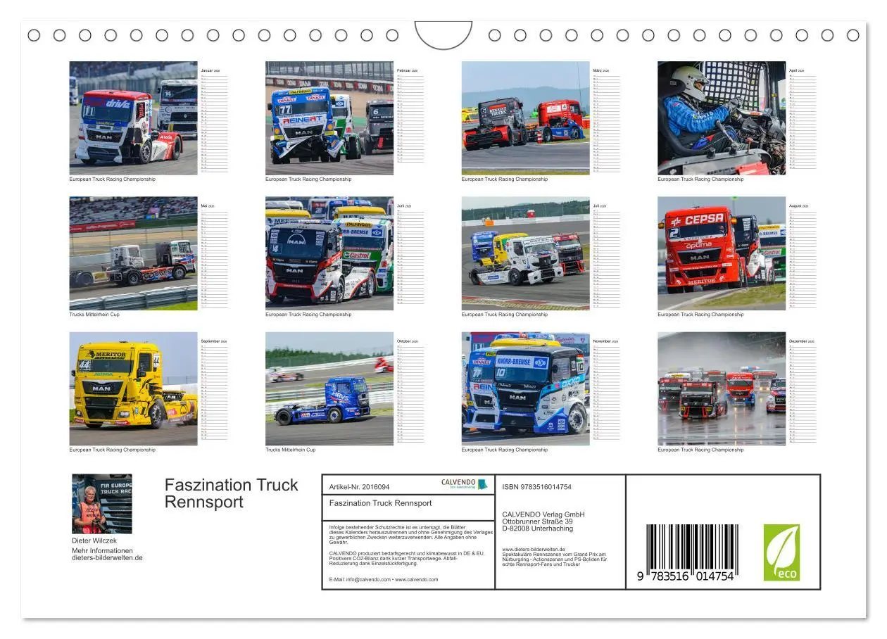 Bild: 9783516014754 | Faszination Truck Rennsport (Wandkalender 2026 DIN A4 quer),...