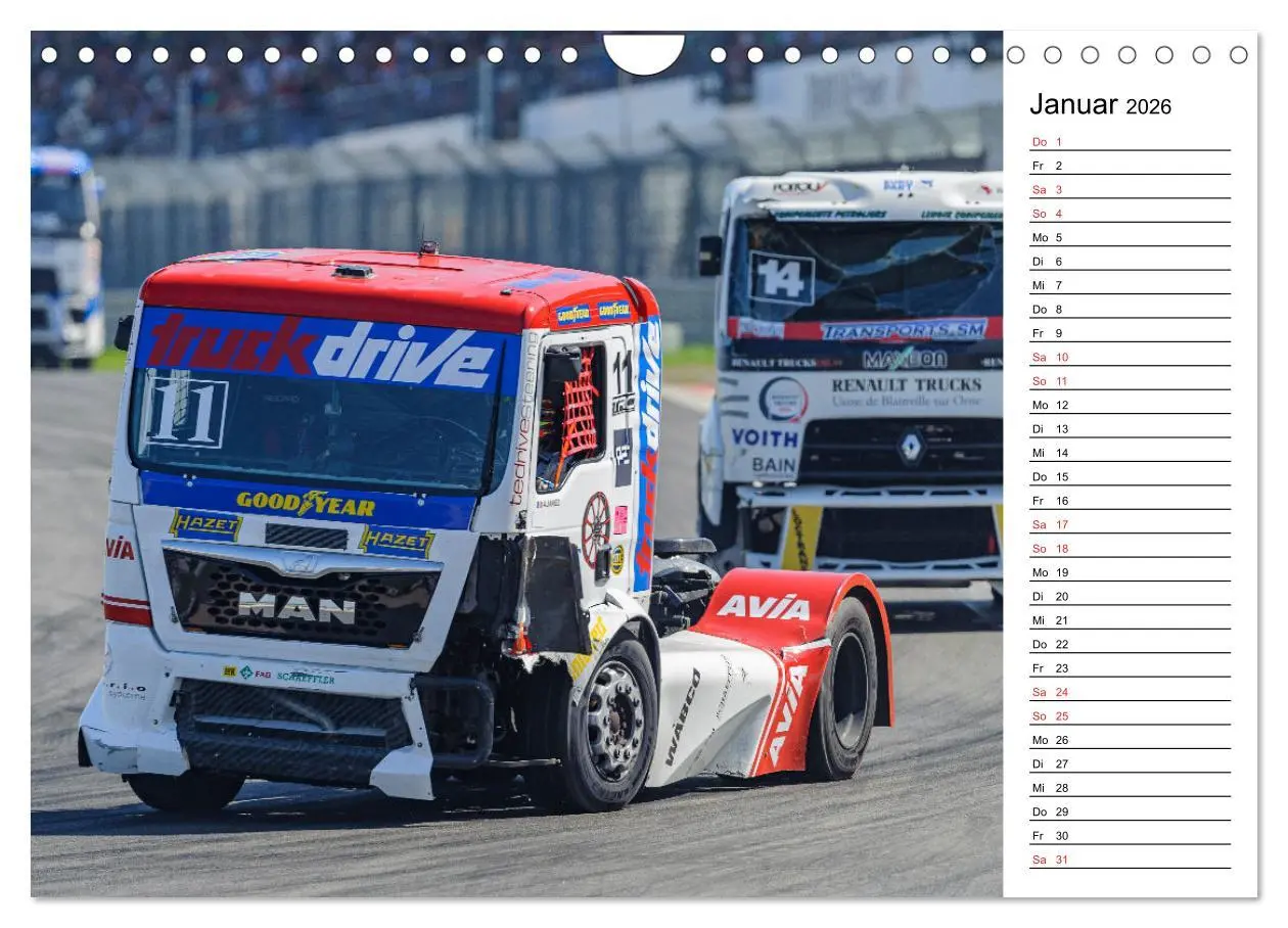 Bild: 9783516014754 | Faszination Truck Rennsport (Wandkalender 2026 DIN A4 quer),...