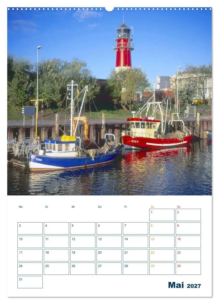 Bild: 9783569724754 | Vielseitiges Büsum (Wandkalender 2027 DIN A2 hoch), CALVENDO...
