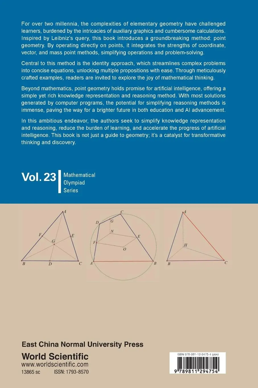 Rückseite: 9789811294754 | SOLVING PROBLEMS IN POINT GEOMETRY | Xicheng Peng Jingzhong Zhang
