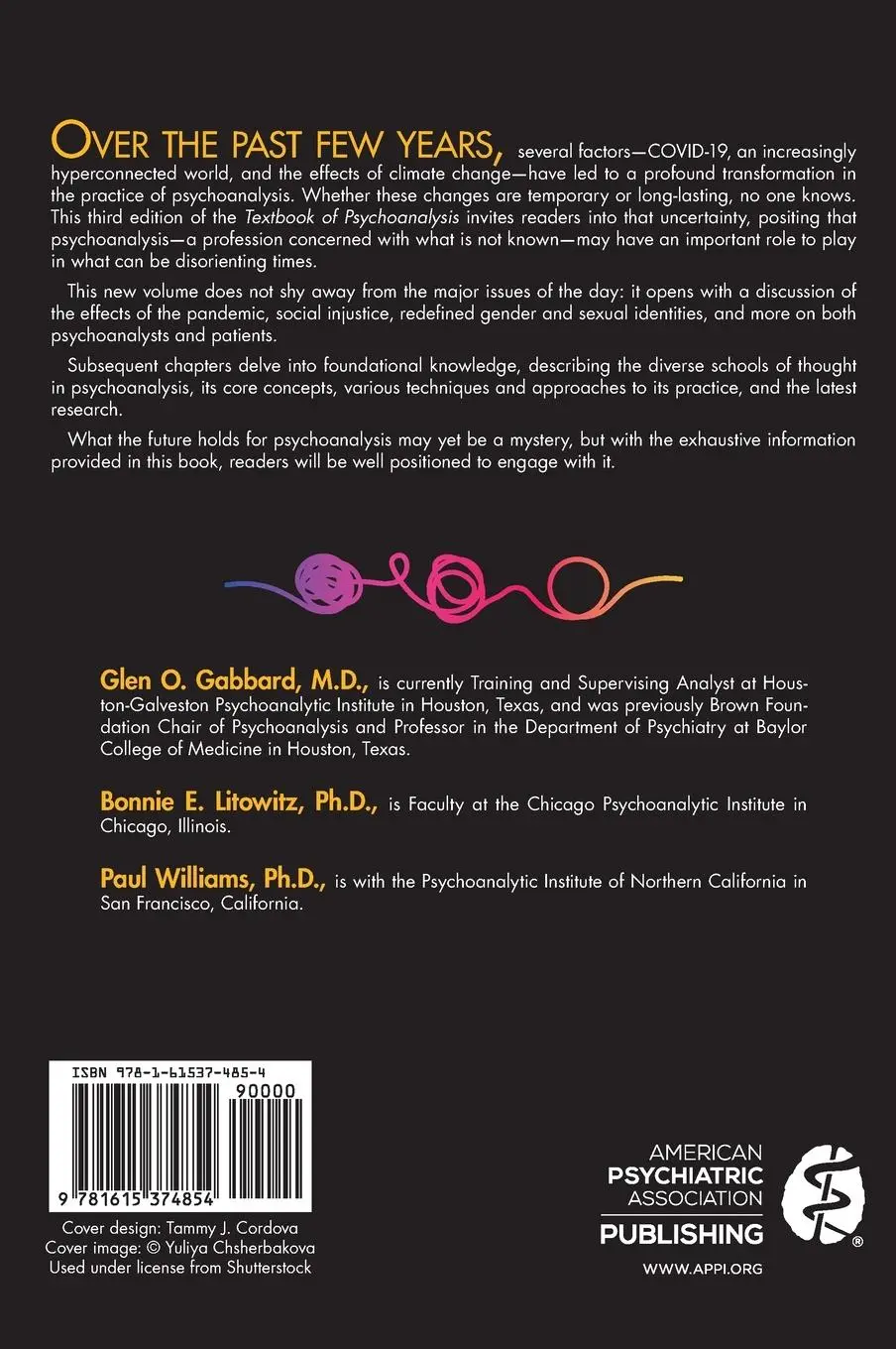 Rückseite: 9781615374854 | Textbook of Psychoanalysis | Bonnie E. Litowitz (u. a.) | Buch | 2024
