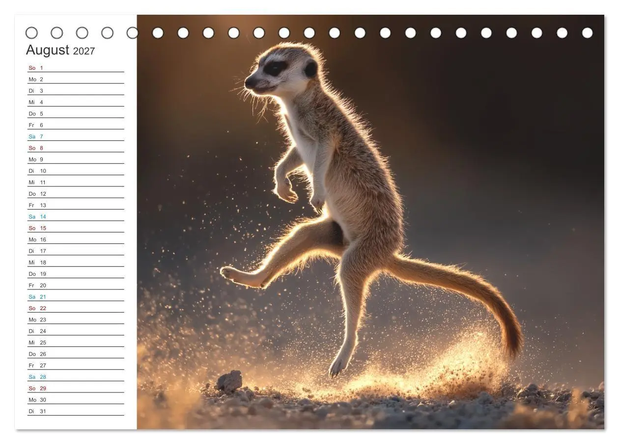 Bild: 9783516794854 | Die Welt der Erdmännchen (Tischkalender 2027 DIN A5 quer), CALVENDO...