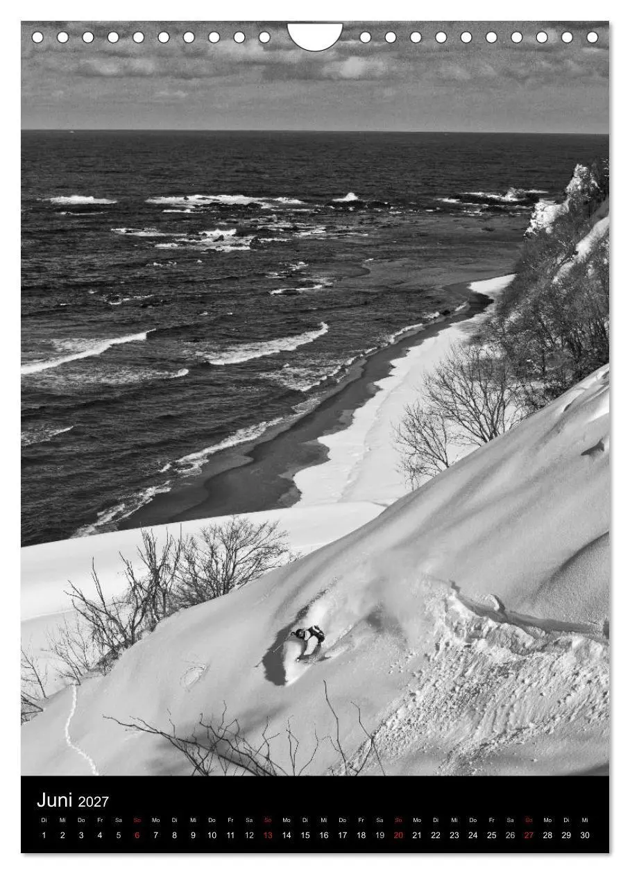 Bild: 9783594224854 | Monochrome Ski (Wandkalender 2027 DIN A4 hoch), CALVENDO...