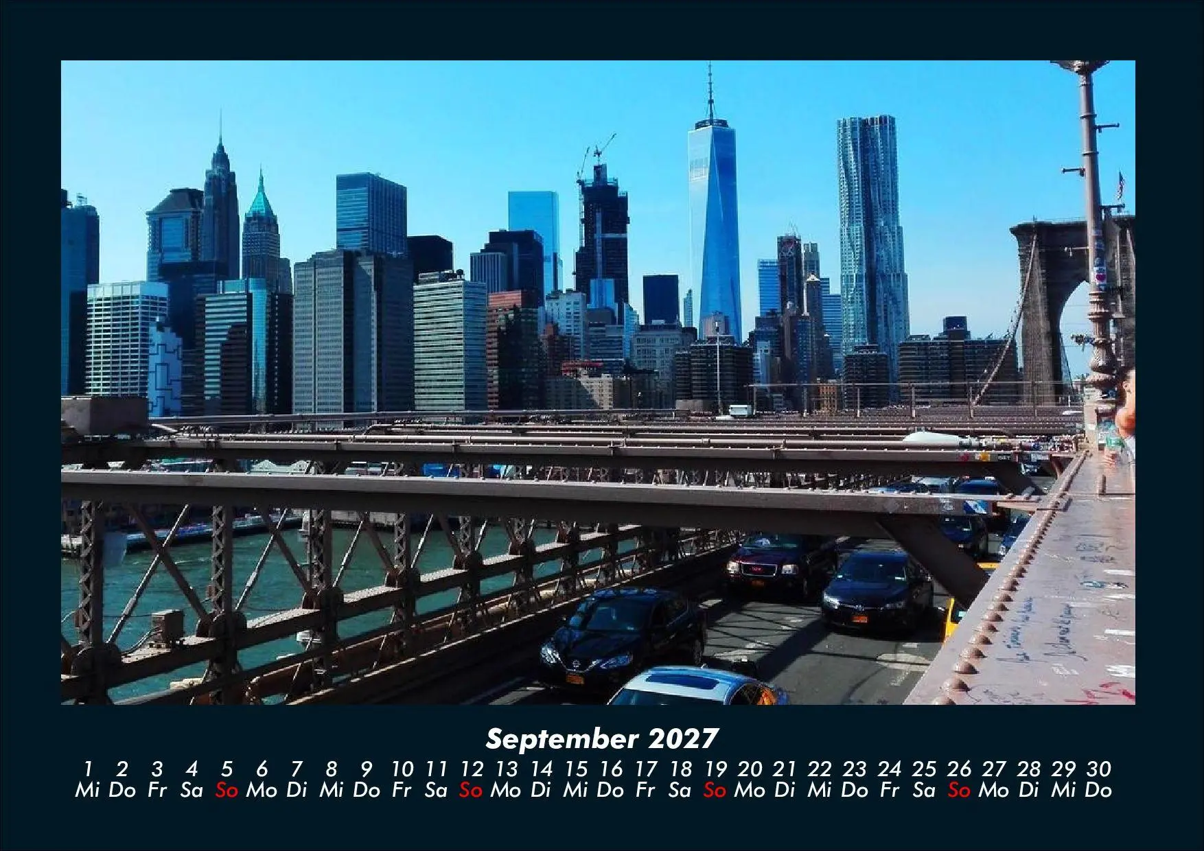 Bild: 9783695444854 | New York 2027 Fotokalender DIN A4 | Tobias Schmitt (u. a.) | Kalender