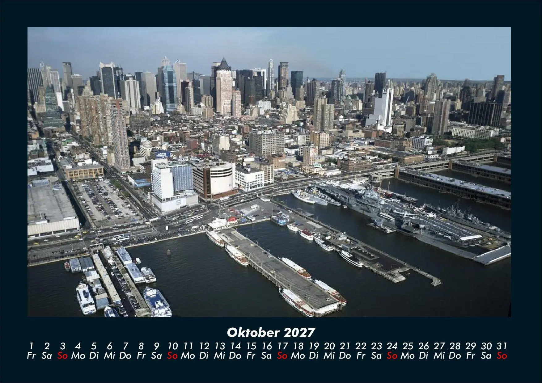 Bild: 9783695444854 | New York 2027 Fotokalender DIN A4 | Tobias Schmitt (u. a.) | Kalender