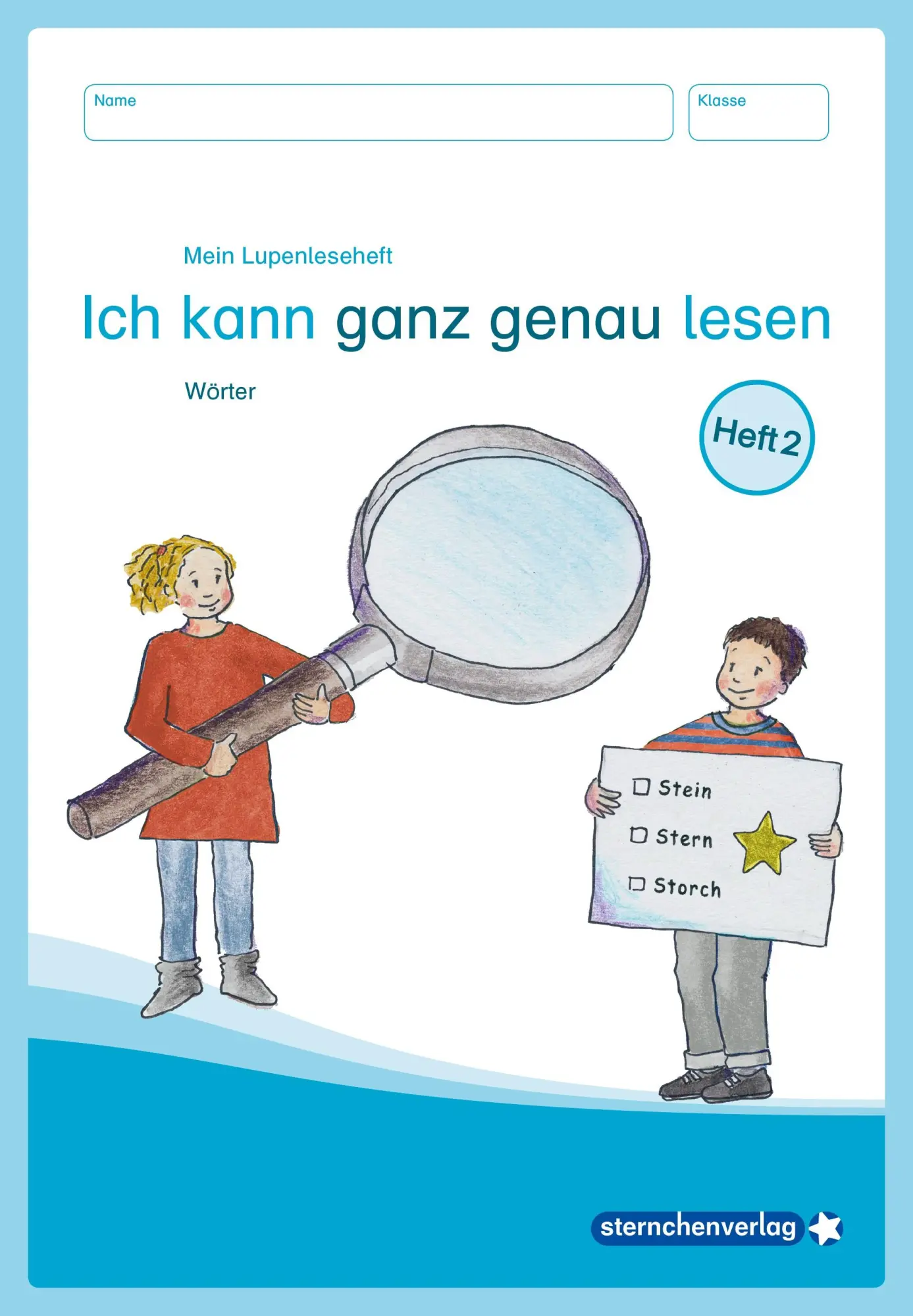 Cover: 9783946904854 | Mein Lupenleseheft 2 - Ich kann ganz genau lesen | Wörter | Langhans