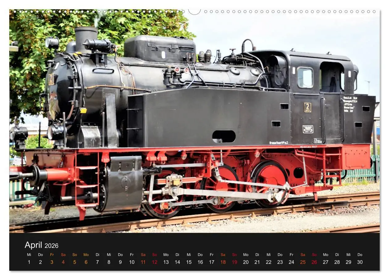 Bild: 9783457764954 | Dampflok-Nostalgie - 2026 schwergewichtige Lokomotiven...