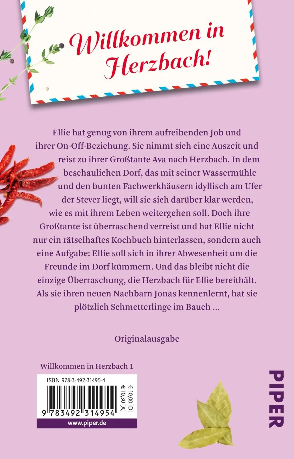Rückseite: 9783492314954 | Der kleine Ort zum Glücklichsein | Roman | Janina Lorenz | Taschenbuch