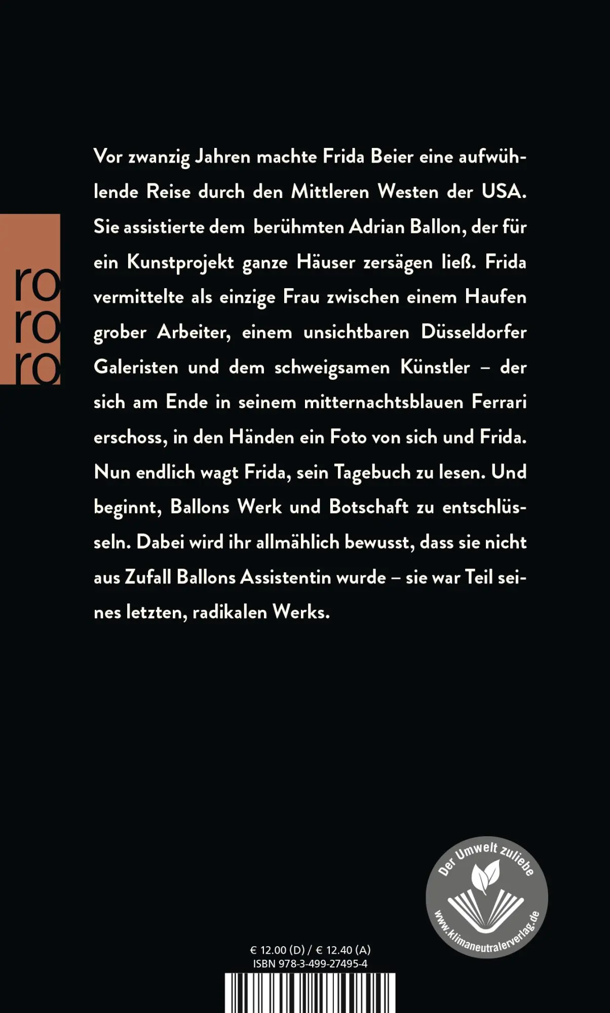Rückseite: 9783499274954 | Der Tag endet mit dem Licht | Denis Pfabe | Taschenbuch | 192 S.