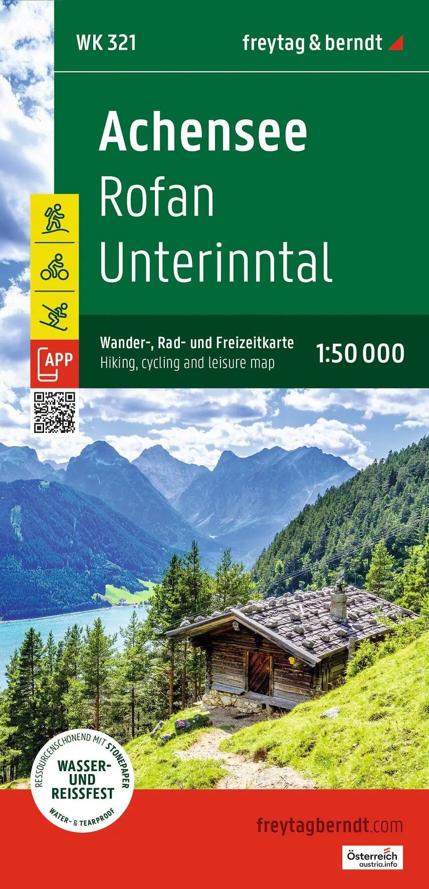 Cover: 9783707924954 | freytag &amp; berndt Wanderkarte WK 321 Achensee - Rofan - Unterinntal...