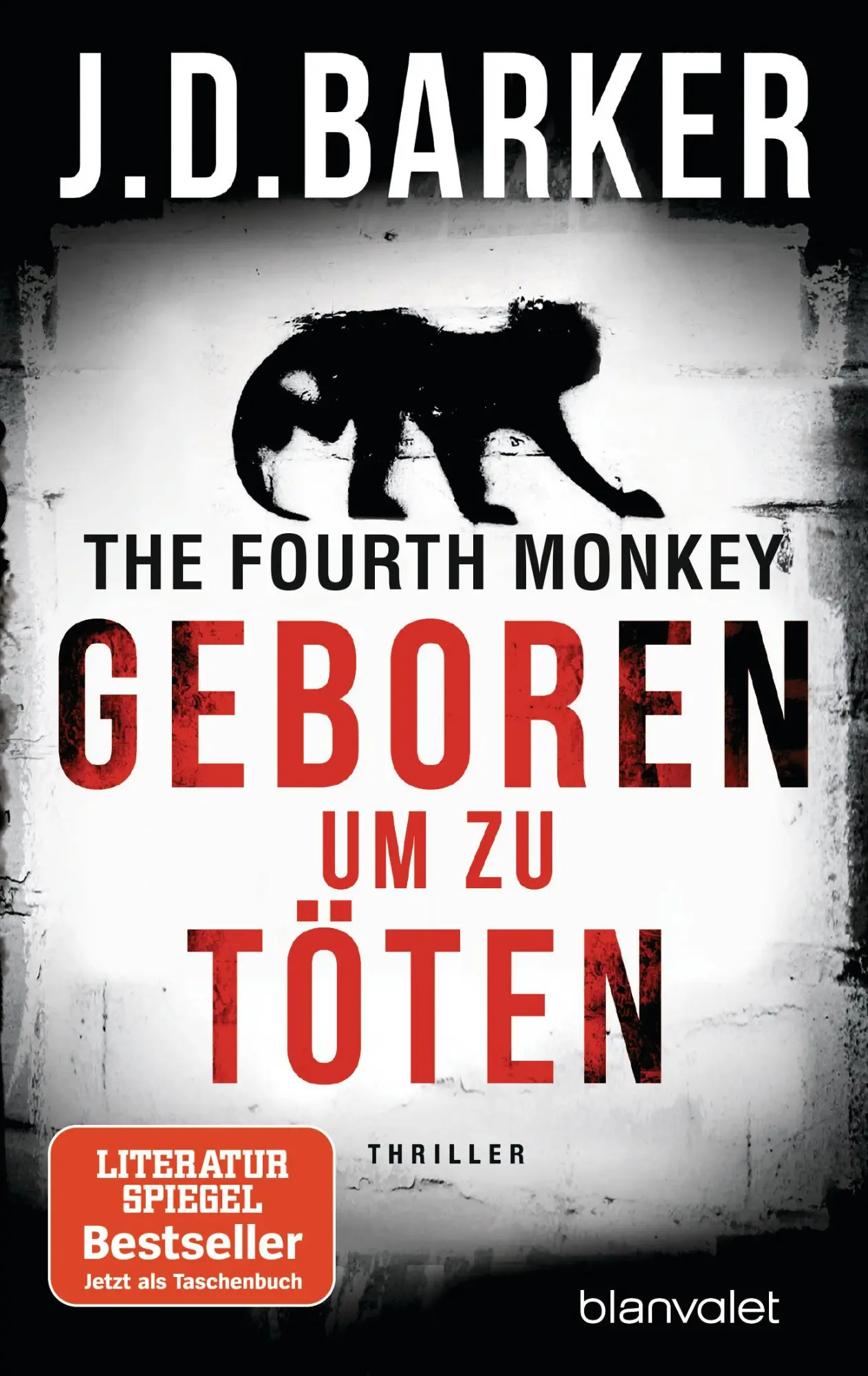 Cover: 9783734104954 | The Fourth Monkey - Geboren, um zu töten | J. D. Barker | Taschenbuch