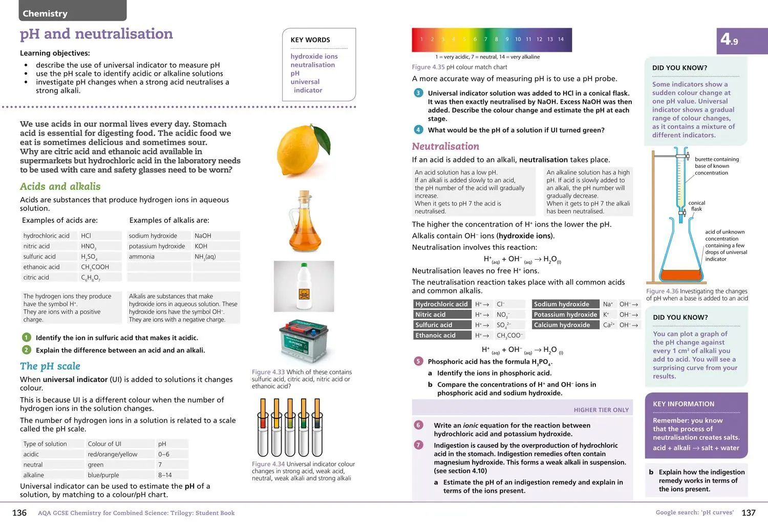 Bild: 9780008175054 | AQA GCSE Chemistry for Combined Science: Trilogy 9-1 Student Book