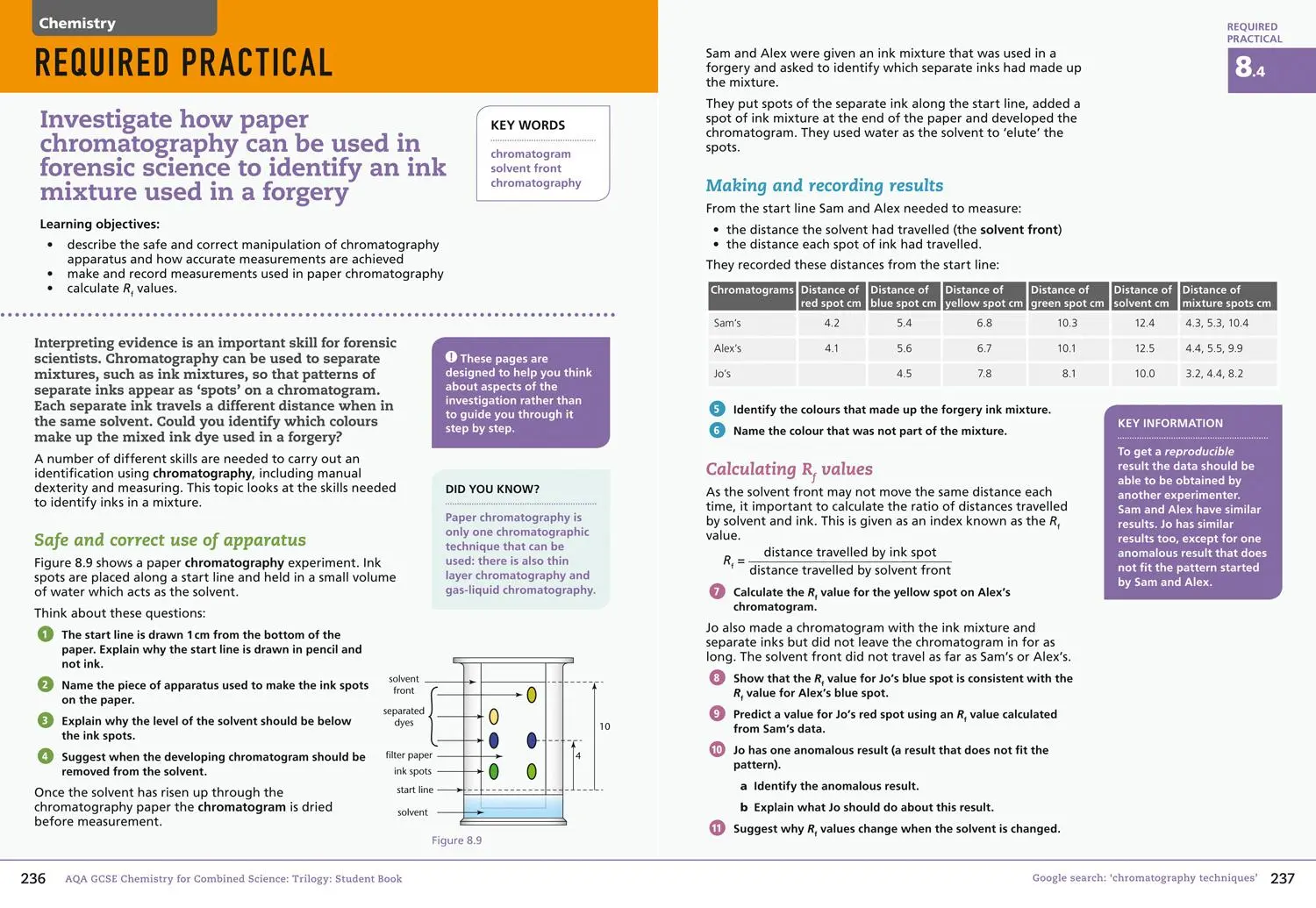 Bild: 9780008175054 | AQA GCSE Chemistry for Combined Science: Trilogy 9-1 Student Book