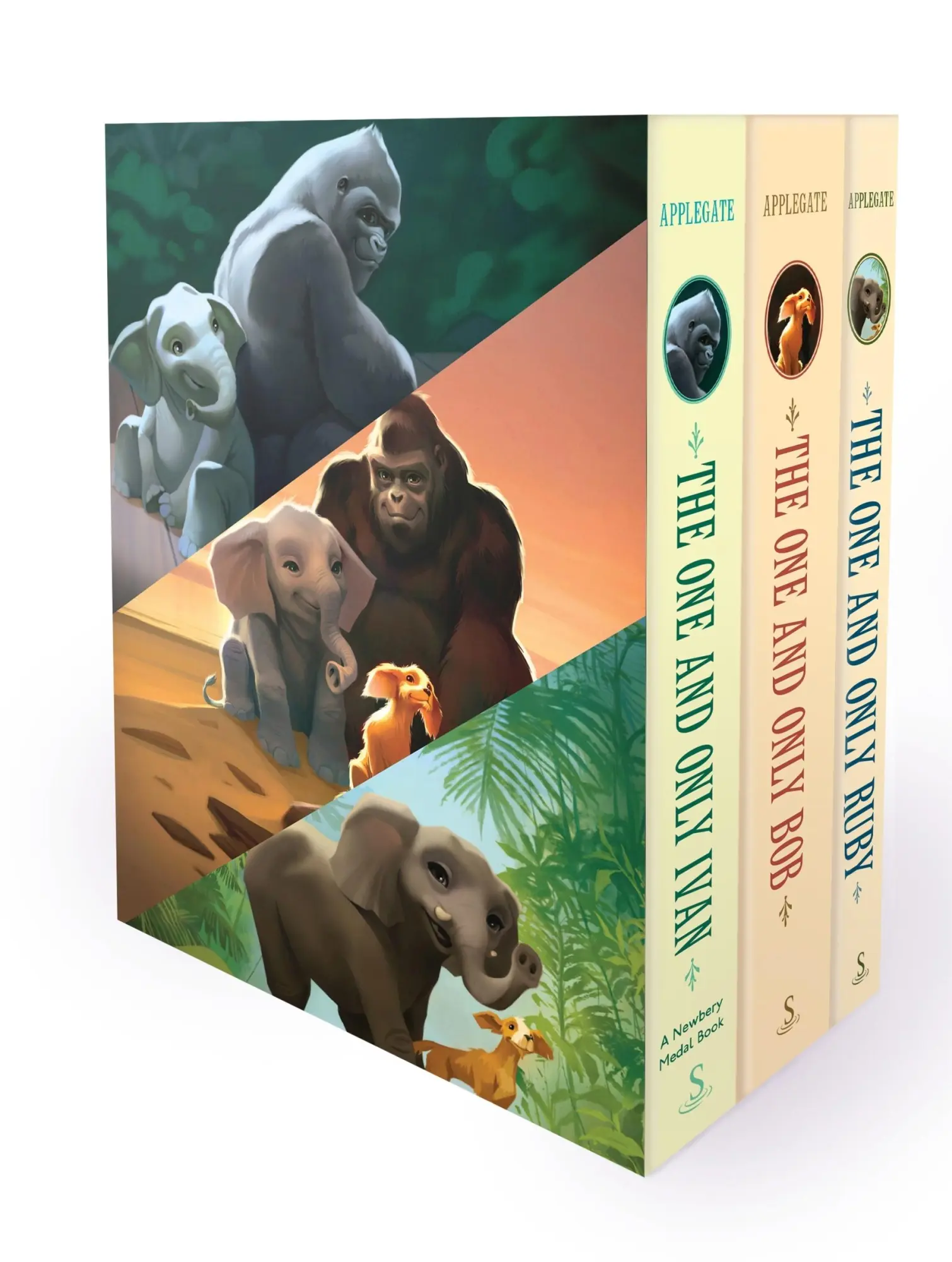 Cover: 9780063385054 | The One and Only Ivan, Bob, and Ruby Collection | Katherine Applegate
