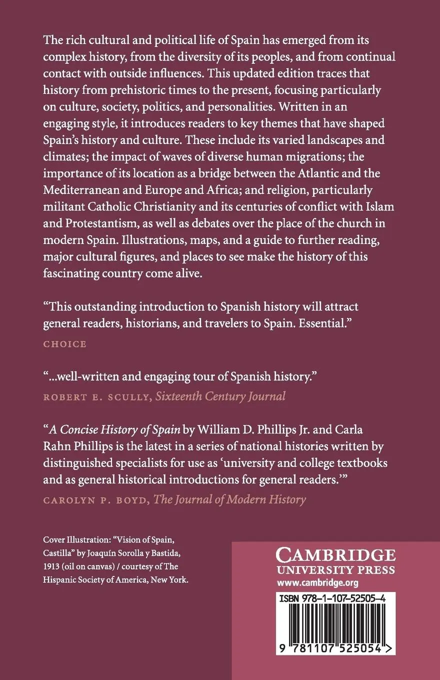 Rückseite: 9781107525054 | A Concise History of Spain | Jr William D. Phillips (u. a.) | Buch