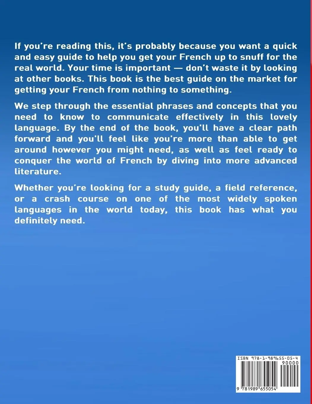 Rückseite: 9781989655054 | Learn French | Oliver Robichaud | Taschenbuch | Englisch | 2019