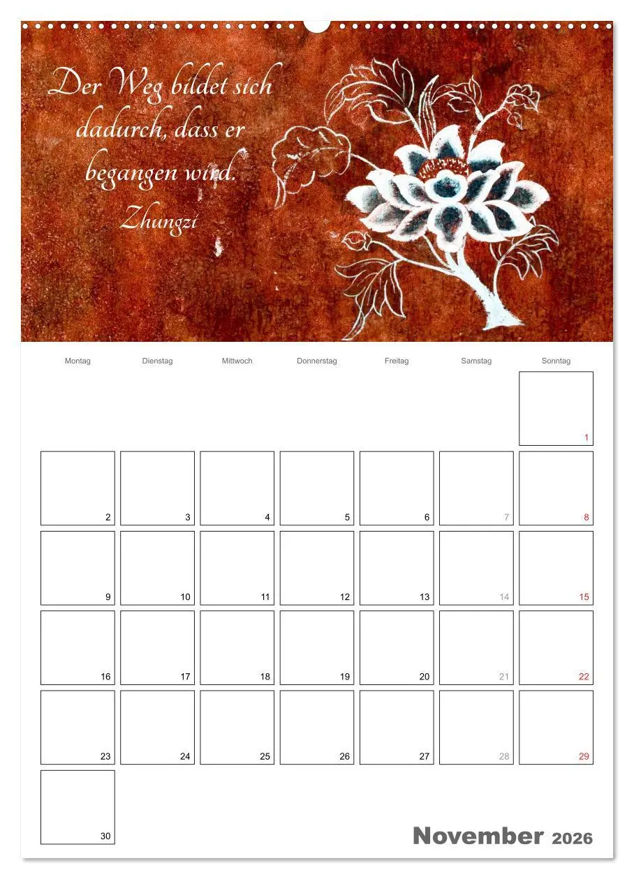 Bild: 9783516435054 | Harmonie und Freude Buddhistische Weisheiten 2026 (Wandkalender...