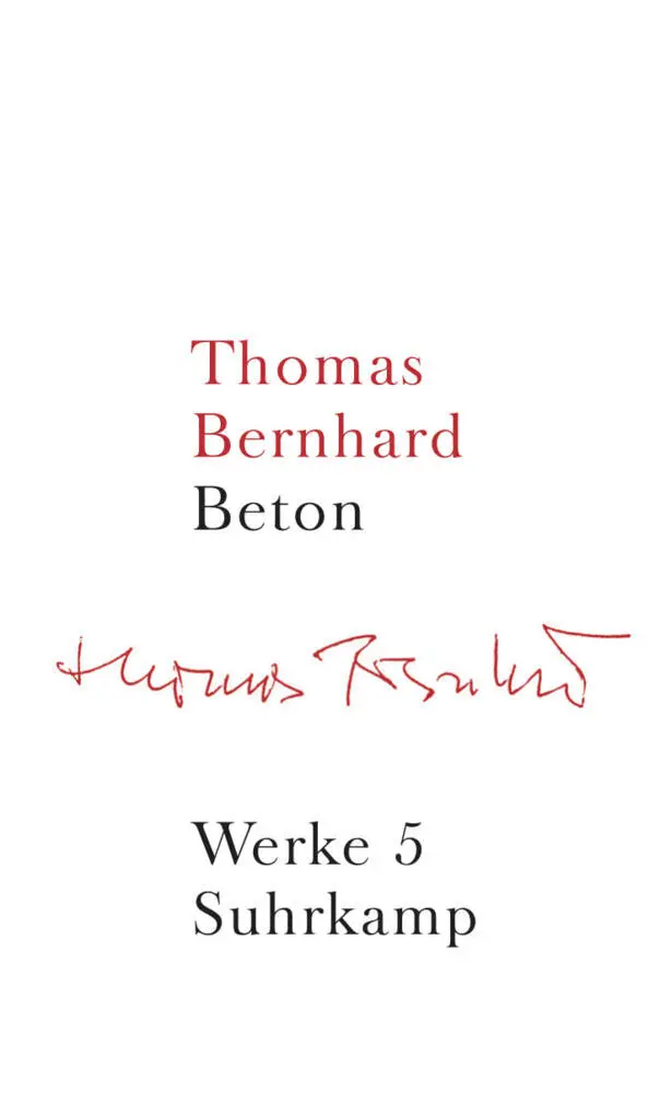 Cover: 9783518415054 | Beton | Thomas Bernhard (u. a.) | Buch | 171 S. | Deutsch | 2006