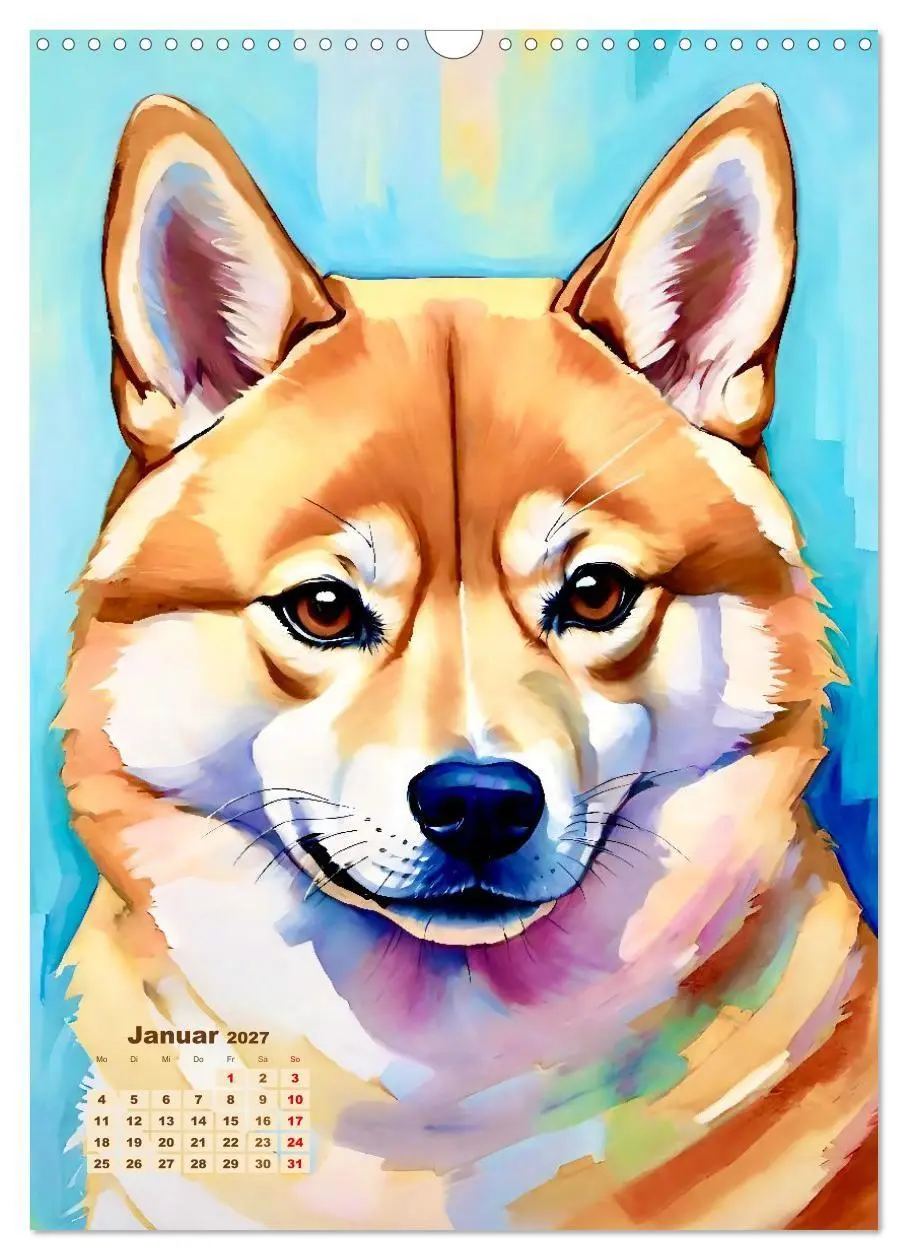 Bild: 9783594275054 | Der Shiba Inu (Wandkalender 2027 DIN A3 hoch), CALVENDO Monatskalender