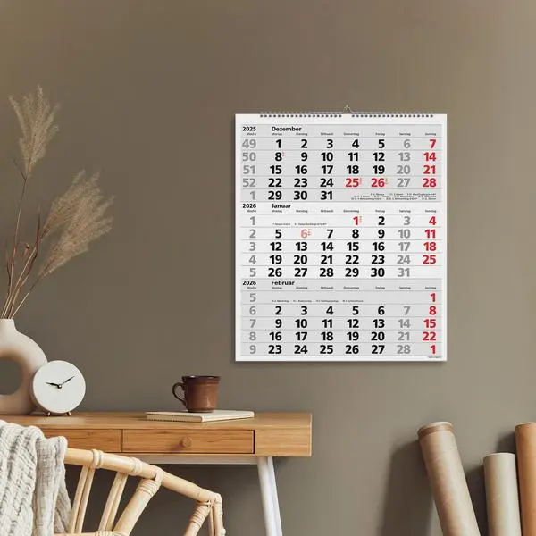 Bild: 9783731885054 | 3-Monats-Planer XL Comfort 2026 | Verlag Korsch | Kalender | 12 S.