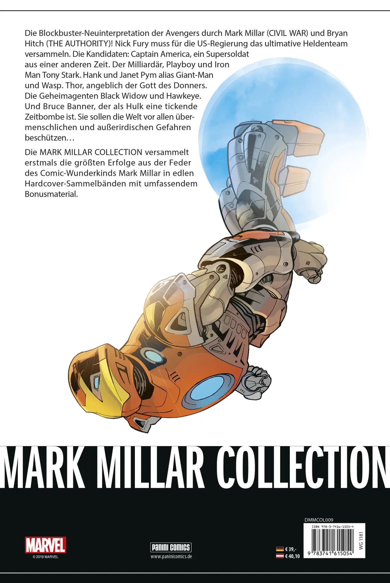 Rückseite: 9783741615054 | Mark Millar Collection | Bd. 9: Die Ultimativen | Mark Millar (u. a.)