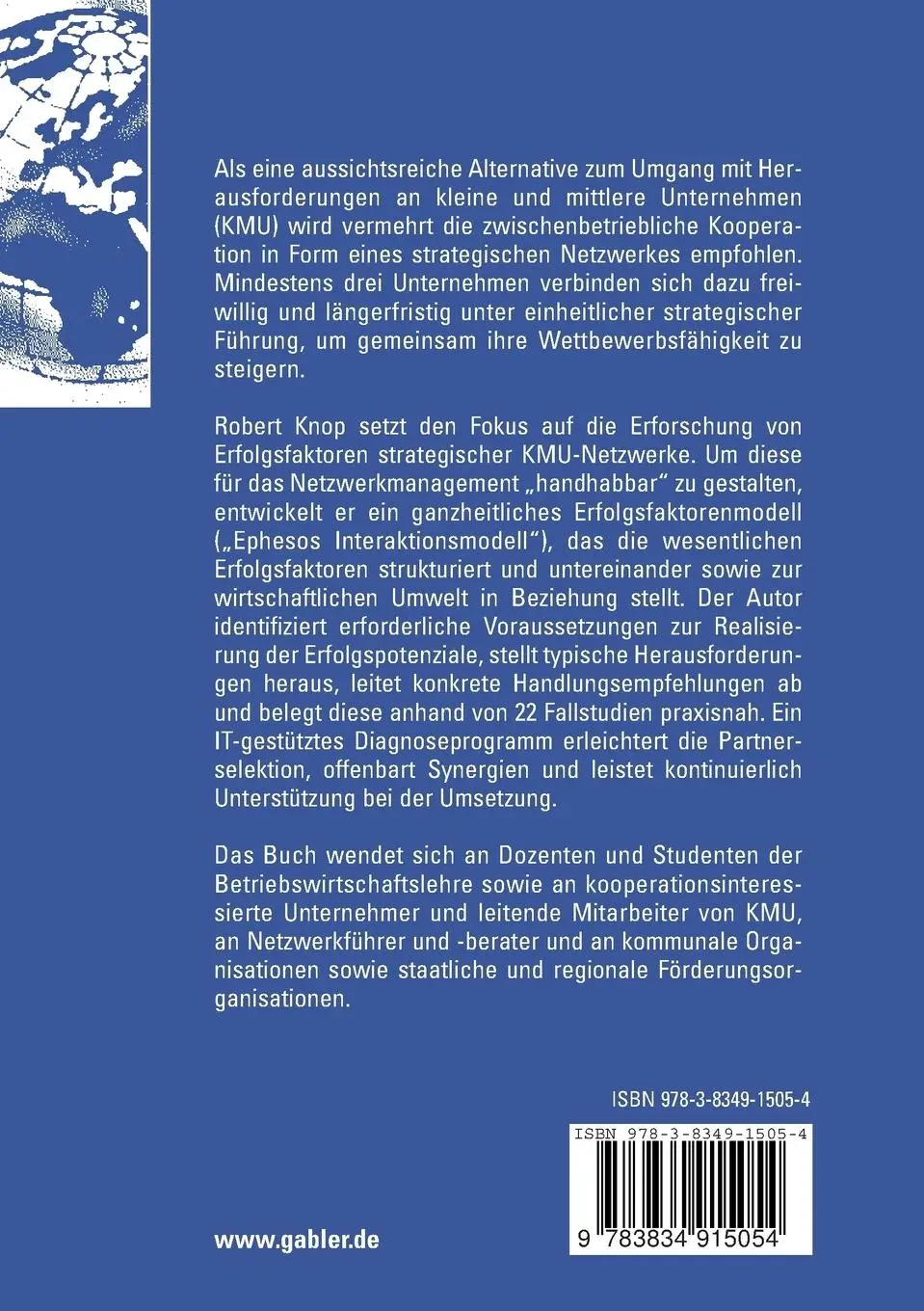 Rückseite: 9783834915054 | Erfolgsfaktoren strategischer Netzwerke kleiner und mittlerer...