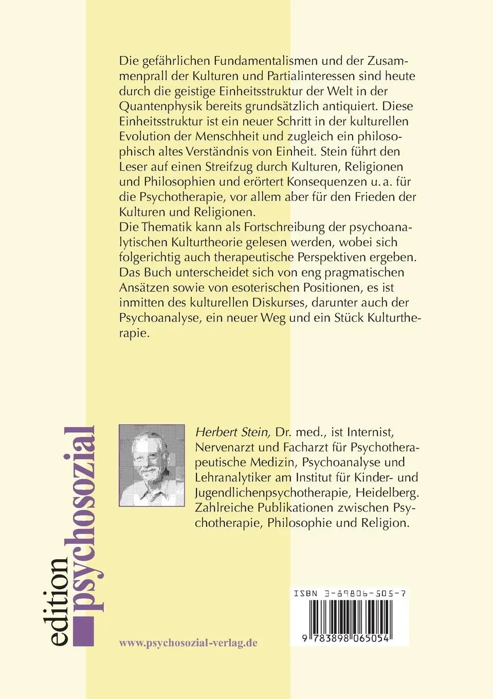 Rückseite: 9783898065054 | Quantenphysik, Neurowissenschaften und die Zukunft der Psychoanalyse