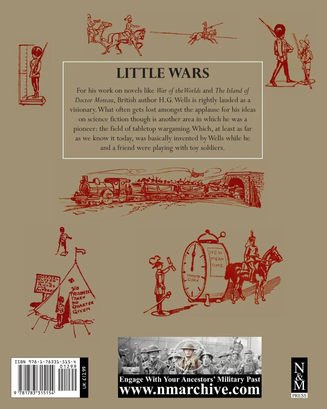 Rückseite: 9781783315154 | LITTLE WARS | H G Wells | Taschenbuch | Englisch | 2019