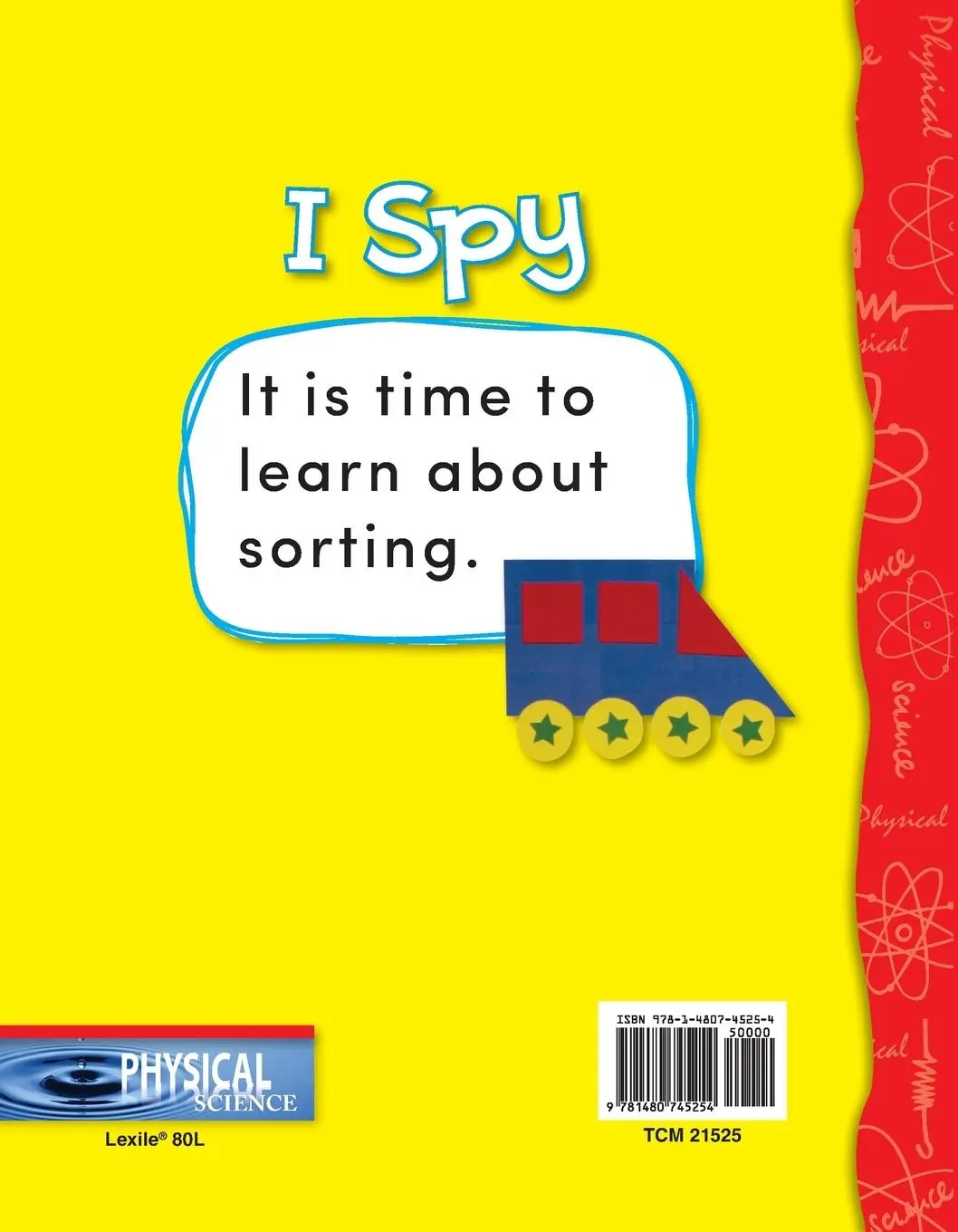 Rückseite: 9781480745254 | I Spy | Anne Montgomery | Taschenbuch | Kartoniert / Broschiert | 2014
