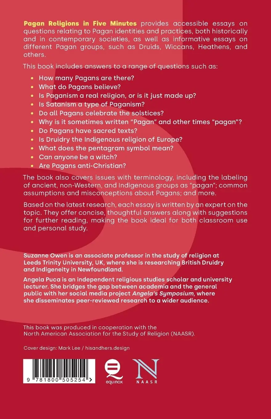 Rückseite: 9781800505254 | Pagan Religions in Five Minutes | Suzanne Owen (u. a.) | Taschenbuch
