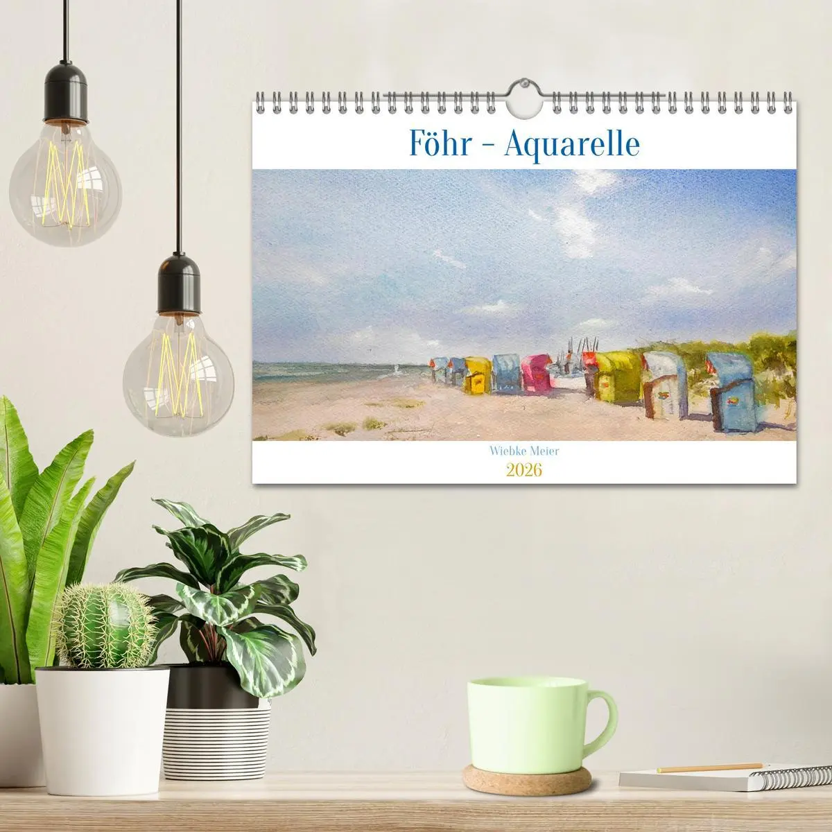 Bild: 9783457325254 | Föhr - Aquarelle (Wandkalender 2026 DIN A4 quer), CALVENDO...