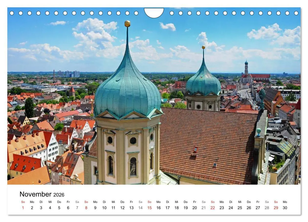 Bild: 9783457945254 | Augsburg - Die Highlights der schwäbischen Metropole (Wandkalender...