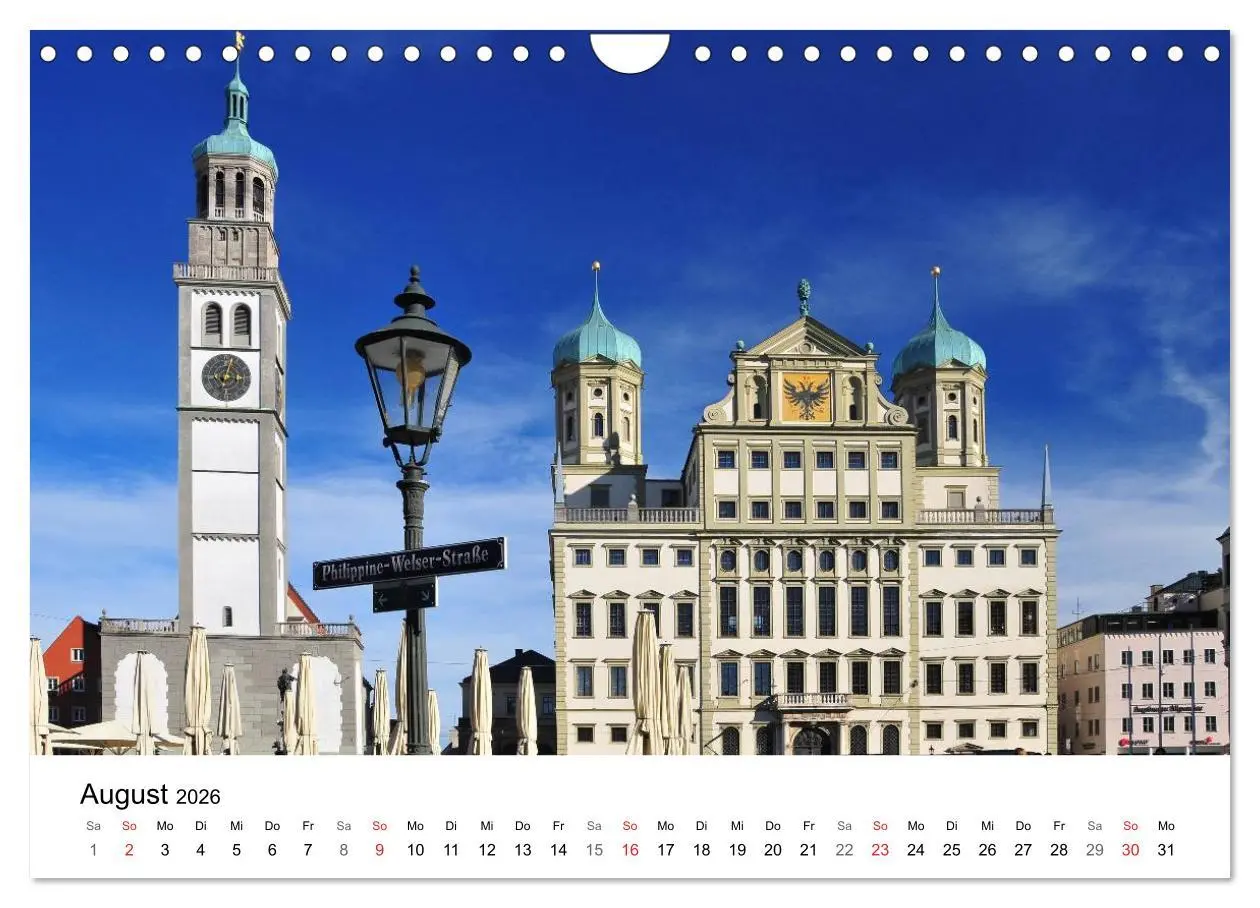 Bild: 9783457945254 | Augsburg - Die Highlights der schwäbischen Metropole (Wandkalender...