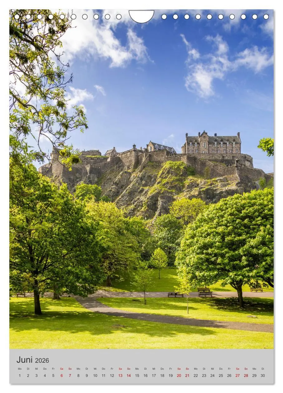 Bild: 9783516345254 | EDINBURGH Historisches Stadtherz (Wandkalender 2026 DIN A4 hoch),...