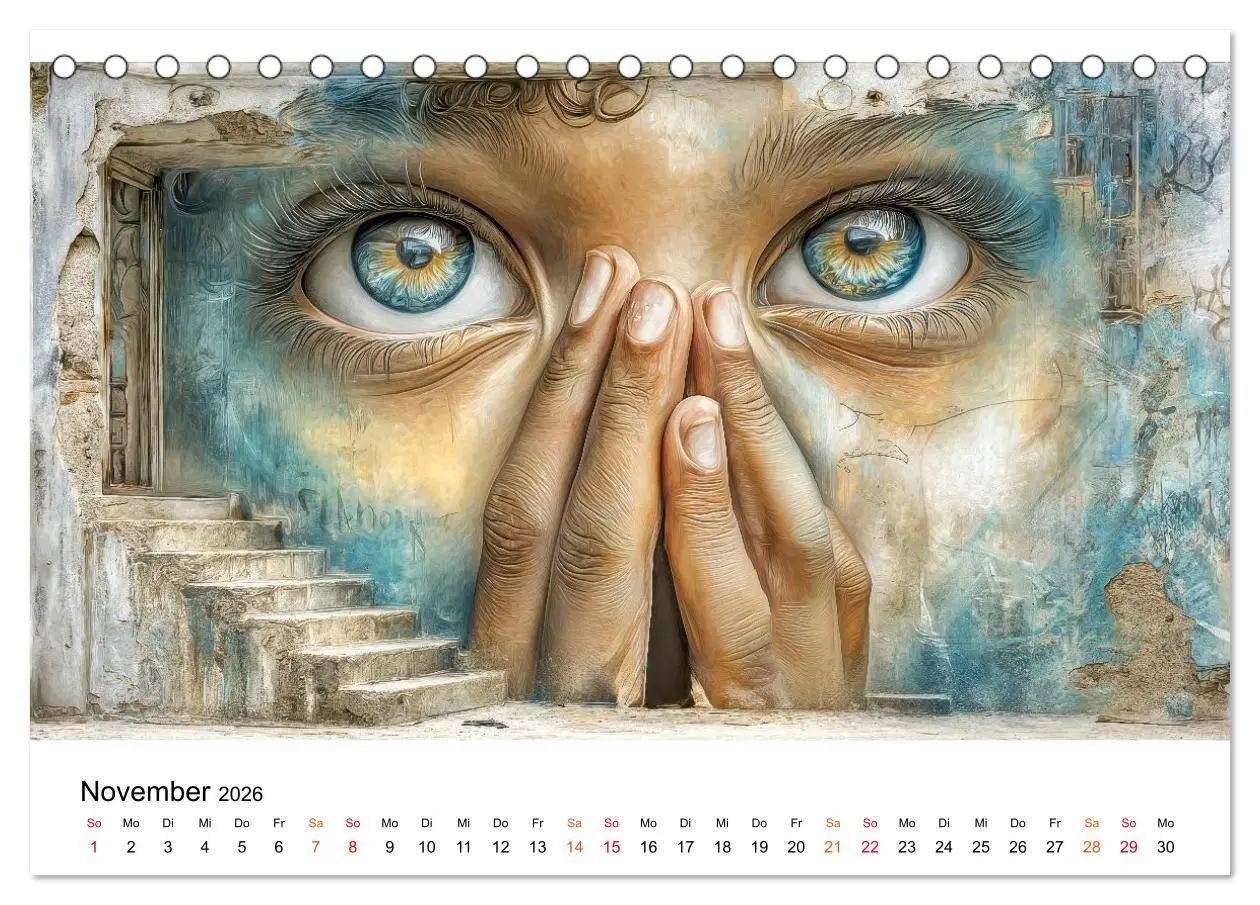 Bild: 9783516655254 | Street Art - Urban Colors (Tischkalender 2026 DIN A5 quer),...