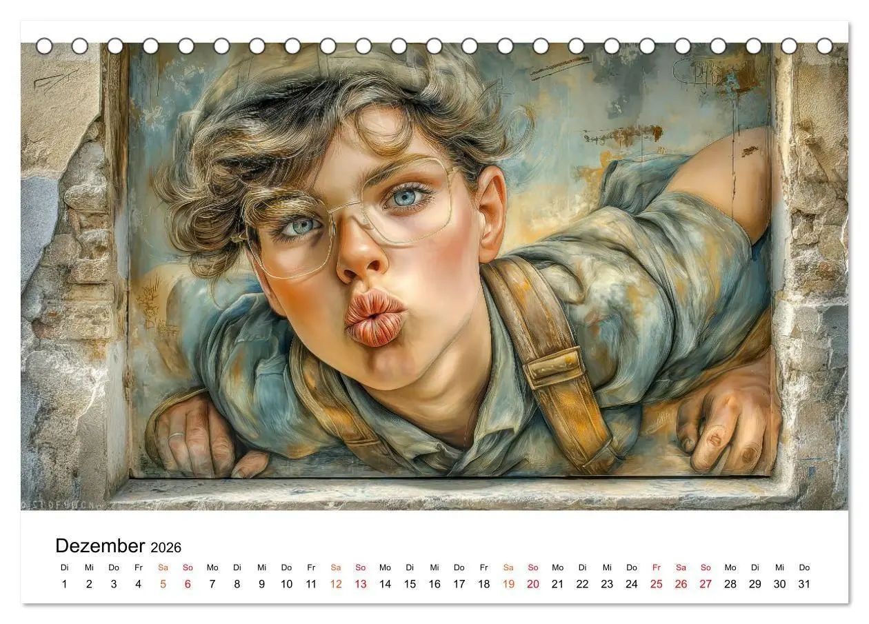 Bild: 9783516655254 | Street Art - Urban Colors (Tischkalender 2026 DIN A5 quer),...
