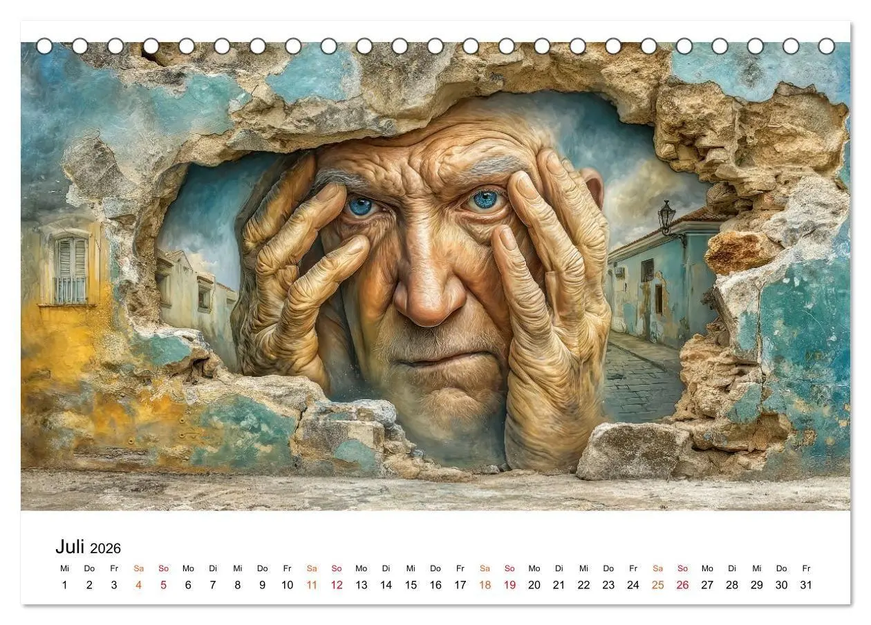 Bild: 9783516655254 | Street Art - Urban Colors (Tischkalender 2026 DIN A5 quer),...