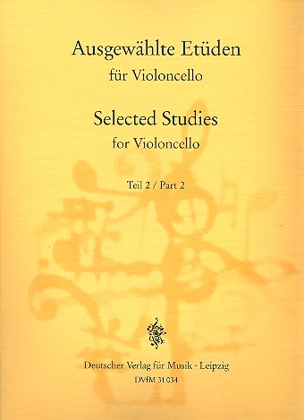 Cover: 9790200415254 | Ausgewählte Etüden Band 2 für Violoncello (zweite und dritte Lage)