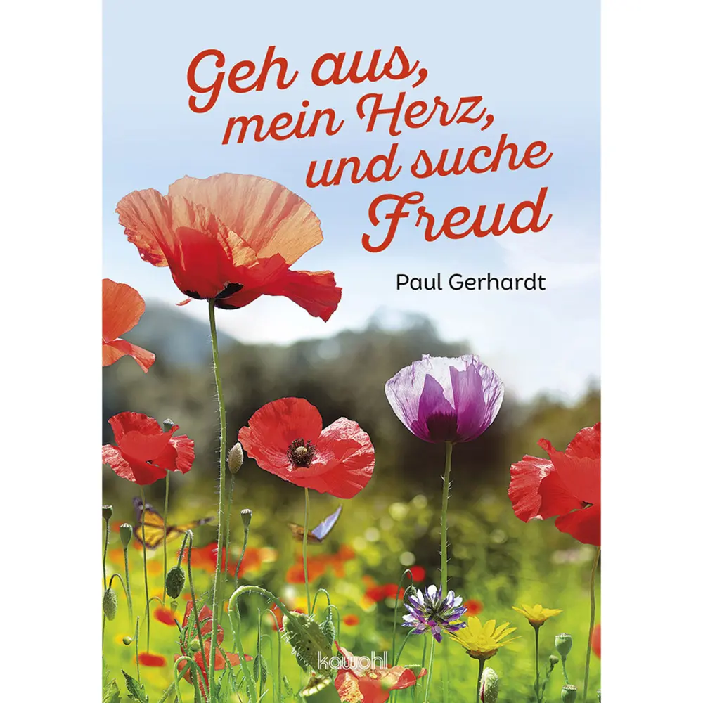 Cover: 9783863385354 | Geh aus, mein Herz, und suche Freud | Paul Gerhardt | Broschüre | 2025