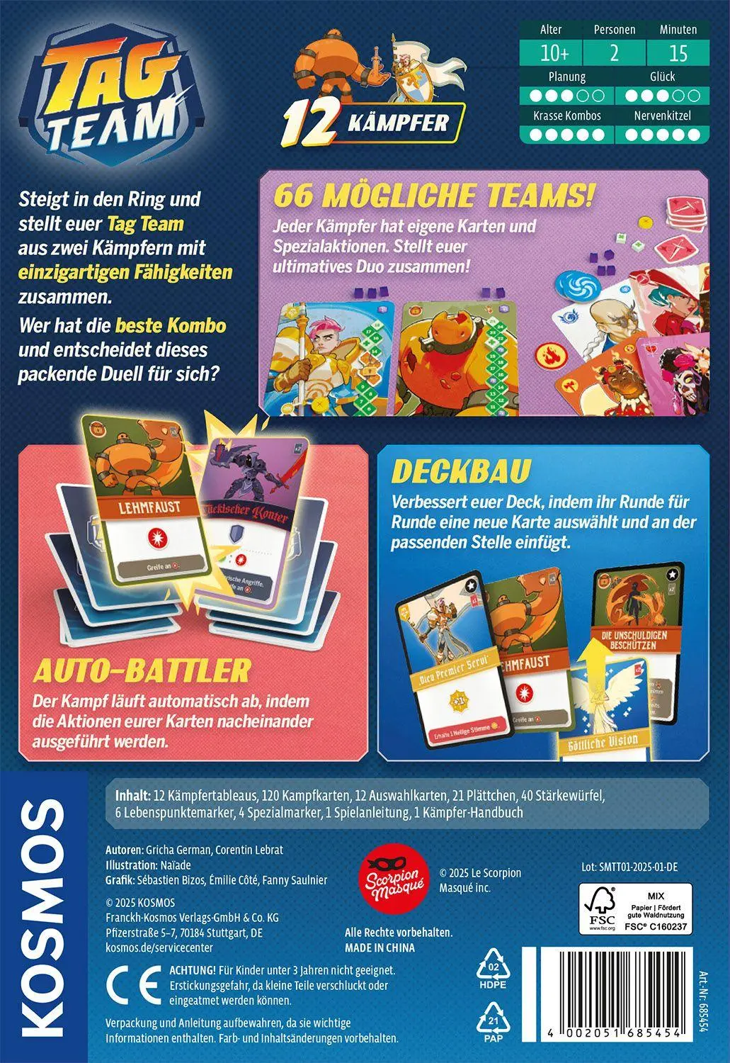 Bild: 4002051685454 | Tag Team | Spiel | Corentin Lebrat (u. a.) | Spiel | 685454 | Deutsch