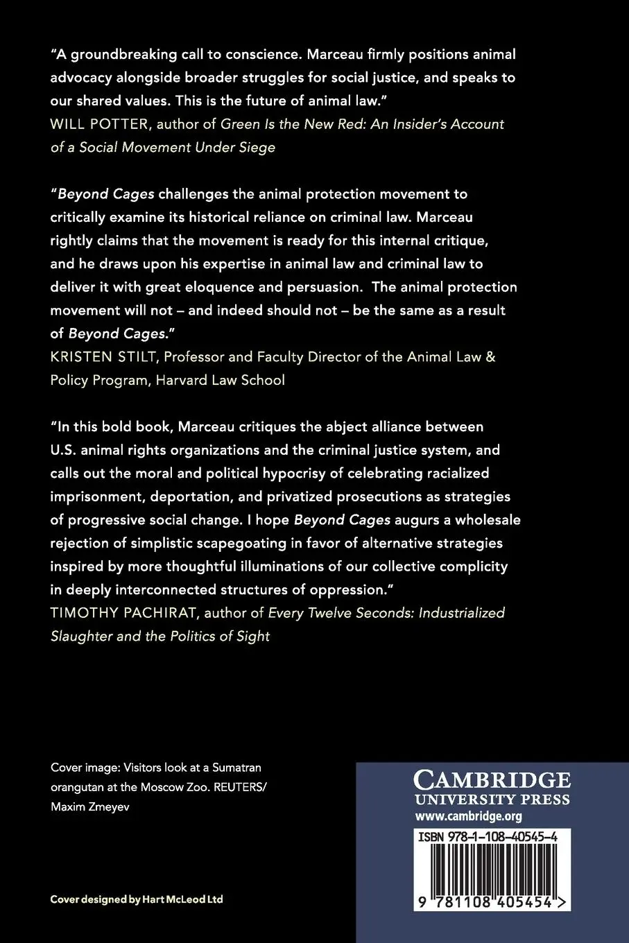 Rückseite: 9781108405454 | Beyond Cages | Justin Marceau | Taschenbuch | Kartoniert / Broschiert